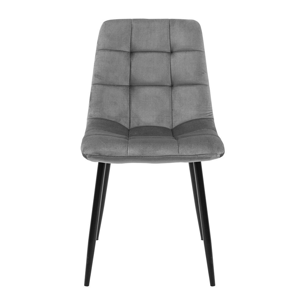 Стул кресло мягкий AlbaDesign U Malcolm 67 черные ножки Серый Киев - изображение 2