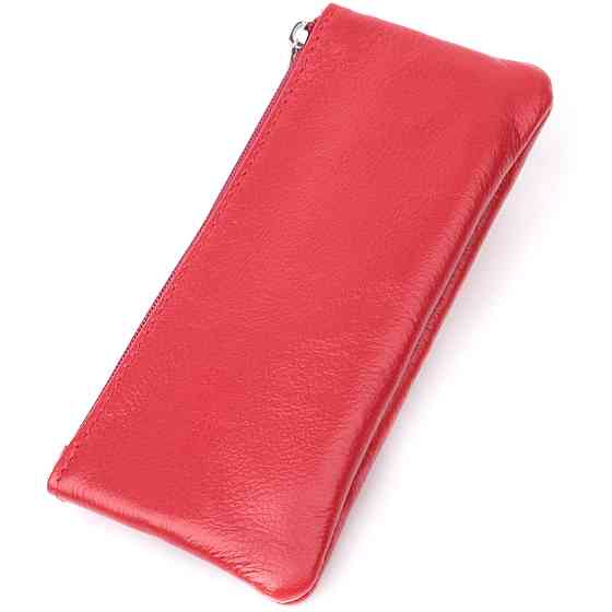 Оригинальная ключница из натуральной кожи ST Leather 22509 Красный Киев