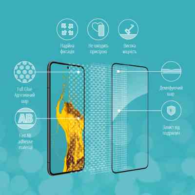 Стекло защитное Piko Samsung S22+ (1283126523069) Винница