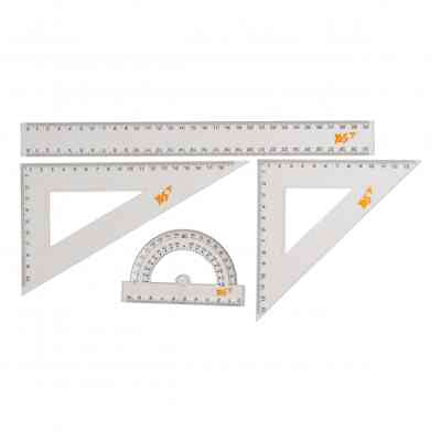 Линейка Yes набор 4 предмета линейка 30 см (370258) Винница