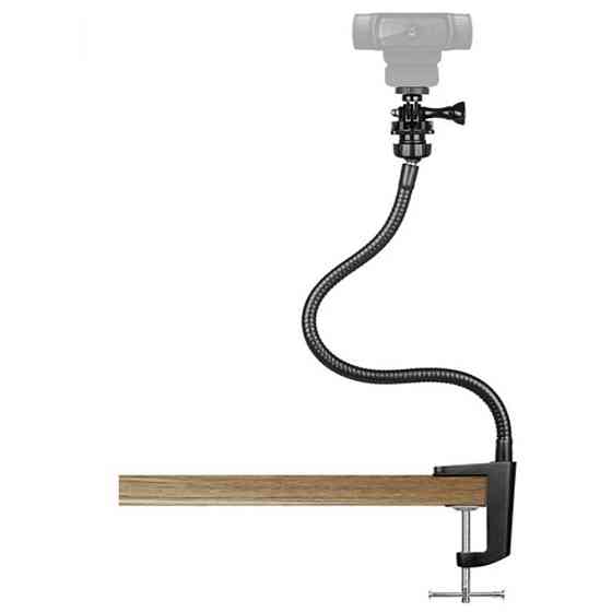 Гнучкий тримач для веб камери на стіл універсальний 67см ACprof MJ12 SBR Київ