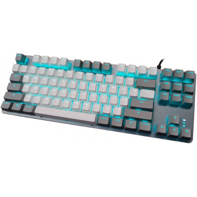 Клавіатура Aula F3287 Keycap KRGD Blue USB UA Grey/White (6948391240954) Вінниця - фото 6