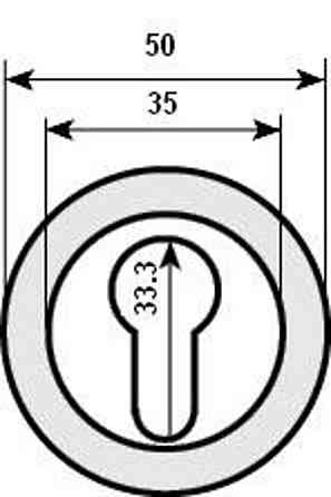 RDA Накладка RY-52 мат бронза кл Ice, TetrixR Київ