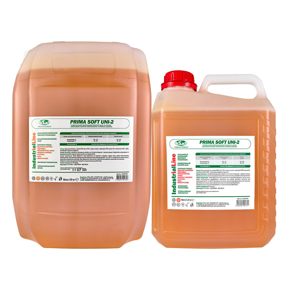 Нейтральний пінний миючий засіб, концентрат Uni-2 (10 кг) Павлоград - фото 4