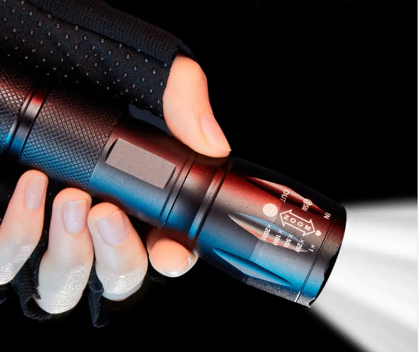 Ліхтарик ручний BAILONG BL-1831-T6, анодований алюміній, 5 режимів роботи Одеса - фото 7