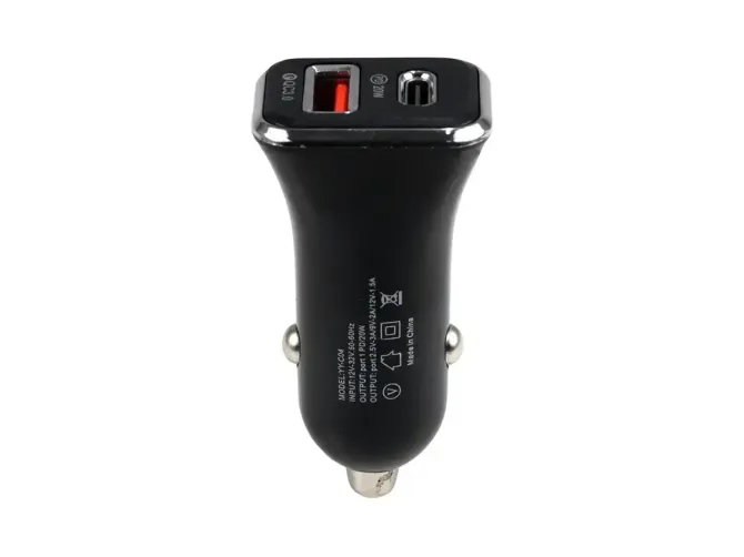 Зарядний пристрій 12В 3,0А 20Вт QC3.0 USBx1 Type-Cx1 YY-C04 Київ - фото 4