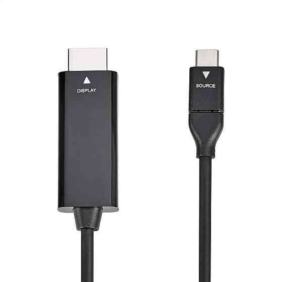 Кабель‑адаптер USB-C — HDMI 1,82 м Thunderbolt 3 совместимый 4K@30Hz черный для монитора проектора телевизора Киев