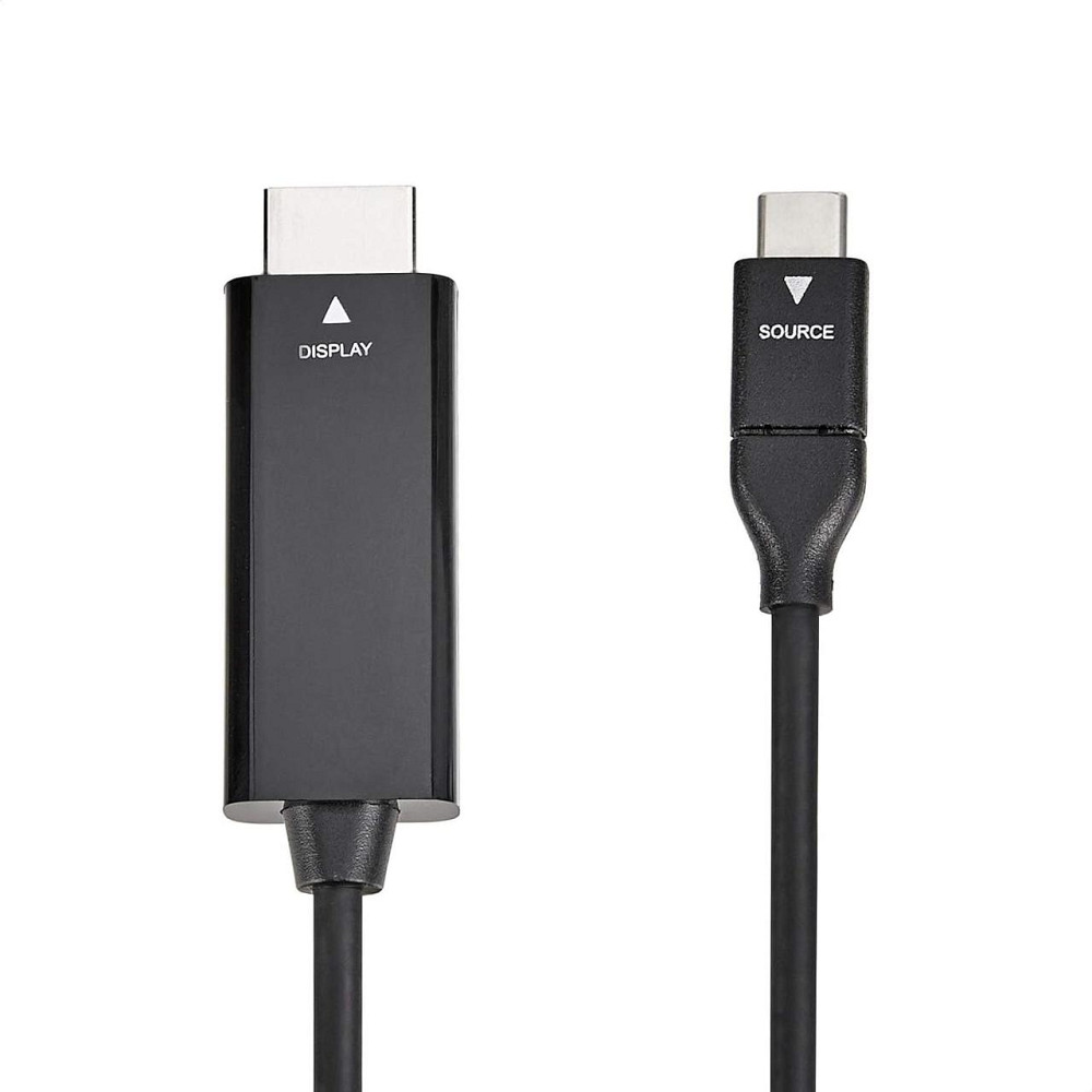 Кабель-адаптер USB-C — HDMI 1.82 м Thunderbolt 3 сумісний 4K@30Hz чорний для монітора проектора телевізора Київ - фото 2