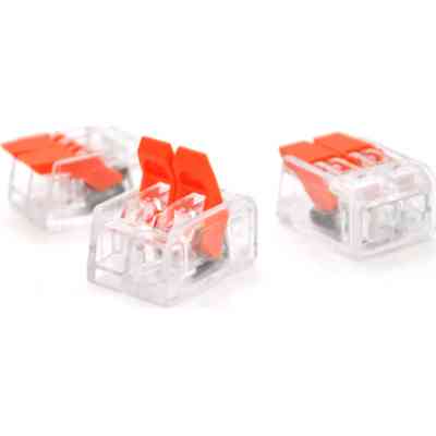 З&apos;єднувач кабелю 2-pin аналог WAGO K221-412, 10штпак Voltronic (K221-412/10) Вінниця