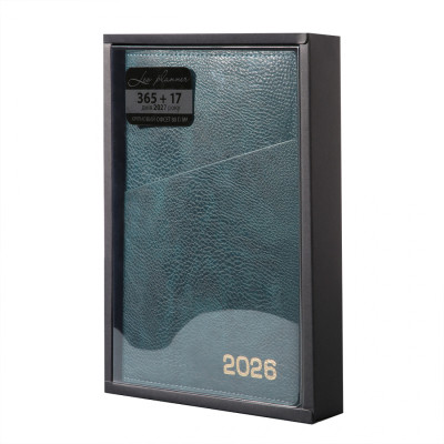 Еженедельник Leo planner А5 датированный 2026 "Credo", интегральный, изумрудный, 368 страниц (252646) Винница - изображение 9