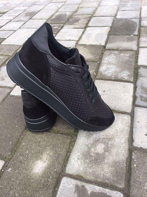 EMELI Кросівки жіночі EMELI 915/2 ST чорні (весна-осінь, шкіра натуральна) (2686) лише 39р. Коломыя - изображение 6