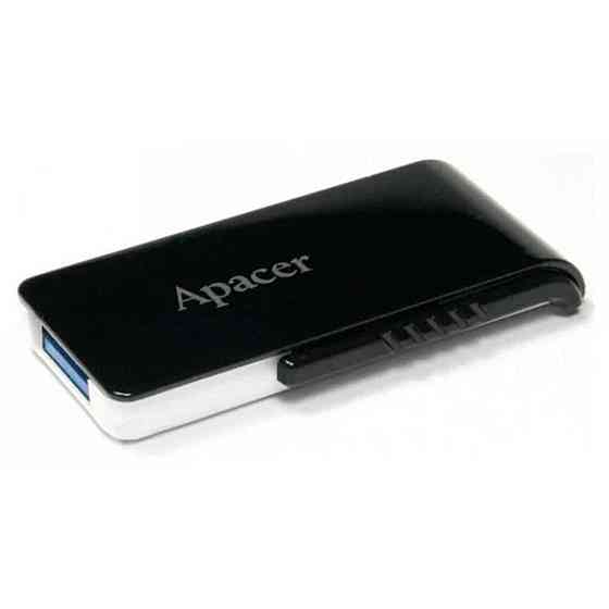 Flash Apacer USB 3.0 AH350 64Gb black Київ