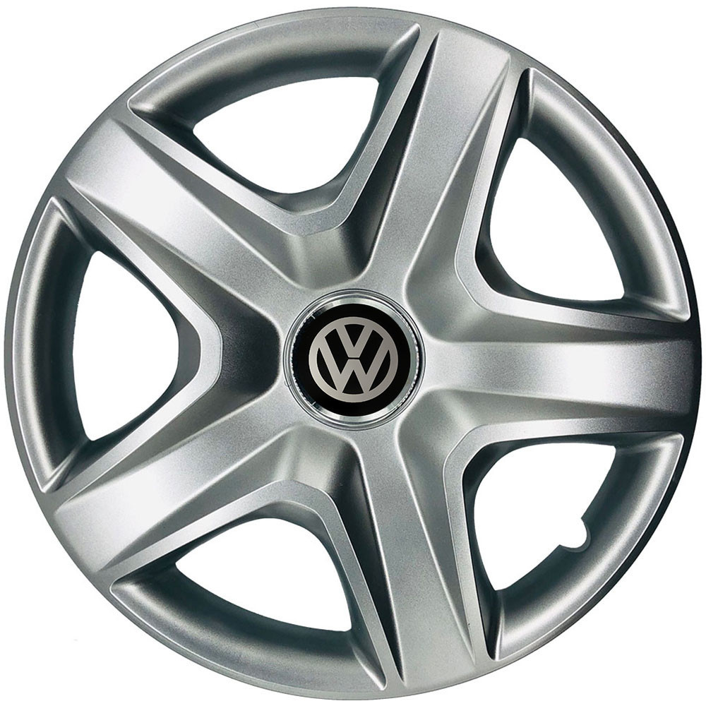 Автомобільні модельні ковпаки R13 Volkswagen 101 4шт, SJS, сріблясті Київ - фото 1