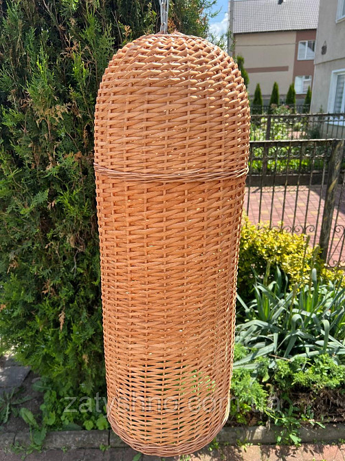 Длинный абажур из лозы Киев - изображение 3