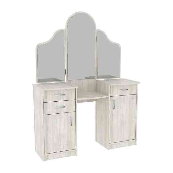 Стол туалетный Трюмо Диана, Дуб Шамоні Світлий, 1200/420/1630 Львов