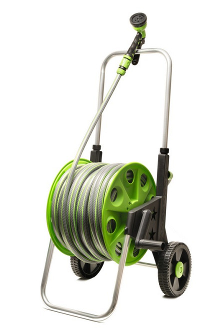 MASTERTOOL Котушка зі шлангом MASTERTOOL ½" 50 м з телескопічною ручкою на колесах 92-8800 Киев - изображение 8