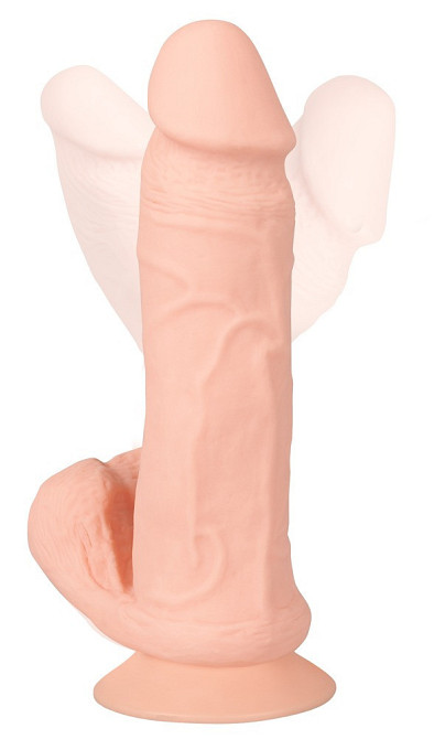 Вібратор - Nature Skin Bendable RC Vibrator with Balls Sex Aura Київ - фото 9