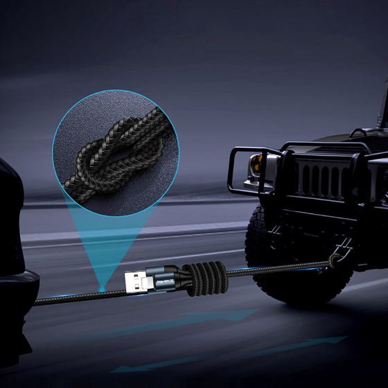 Кабель USB Lightning ColorWay CW-CBUL045-BK 2,4A 1м чорний Житомир - фото 6