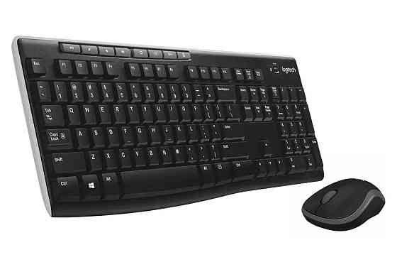 Комплект (клавіатура, миша) бездротовий Logitech MK270 Wireless Combo (920-004508) Чорний Харків