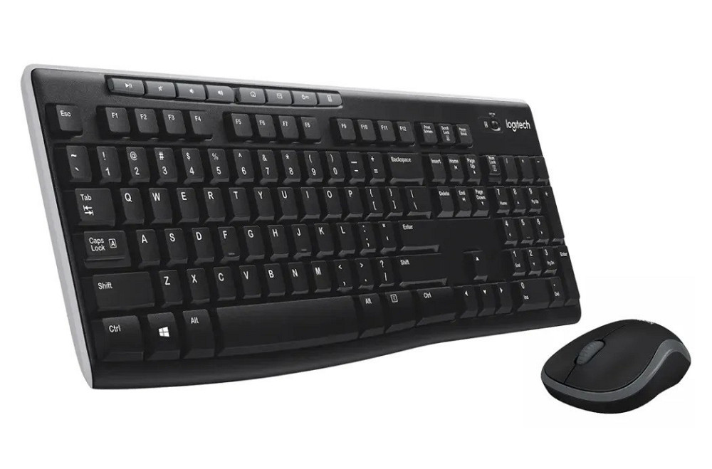 Комплект (клавіатура, миша) бездротовий Logitech MK270 Wireless Combo (920-004508) Чорний Харків - фото 4