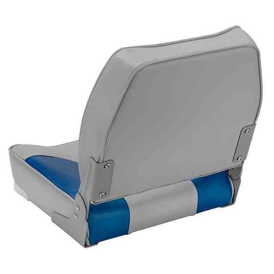 Сидіння складане сіро-синє 1001202 низька спинка Черкаси