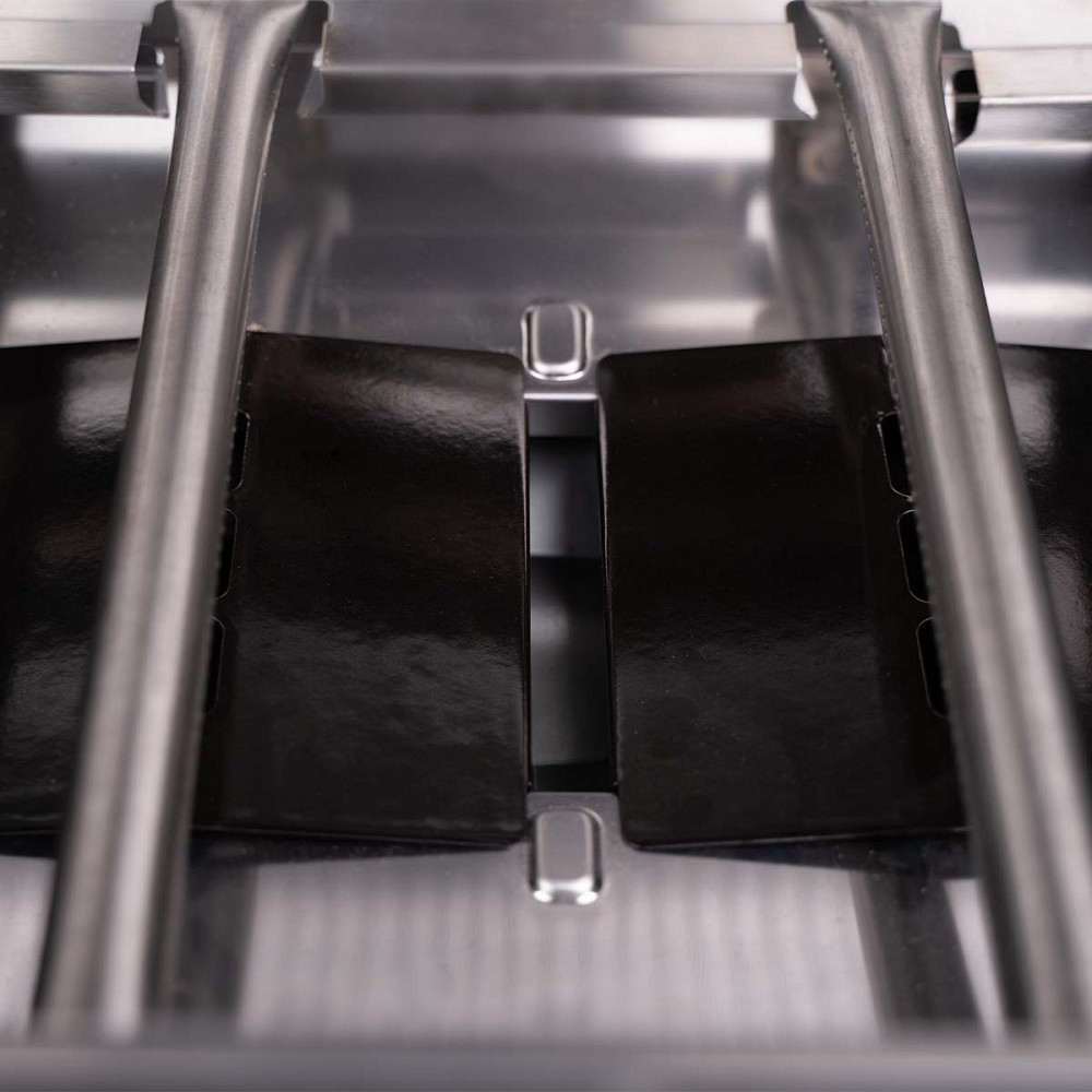 Газовий гриль SANTOS S-318 All Black, з бічним і заднім пальниками, чорний повністю 890024 Код: 010951 Рівне - фото 9