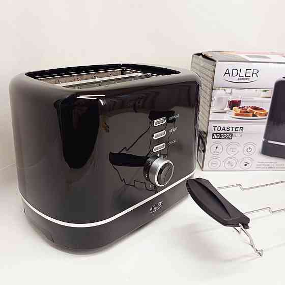 Вертикальний тостер для тостів Adler AD 3224 850Вт, Якісний сендвіч-тостер, Тостер для офісу та кафе PC-67 Львів