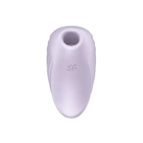 Вакуумний кліторальний стимулятор із вібрацією Satisfyer Pearl Diver Violet Львів