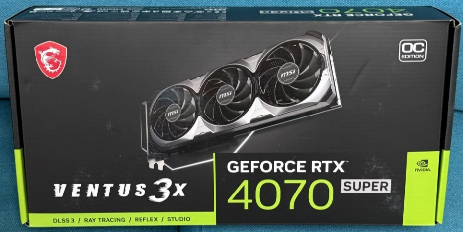 Видеокарта: GeForce RTX 4070 Super 12G Ventus 3X Киев - изображение 1