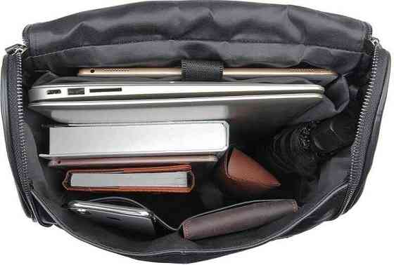 Рюкзак кожаный Черный (Vintage) Киев