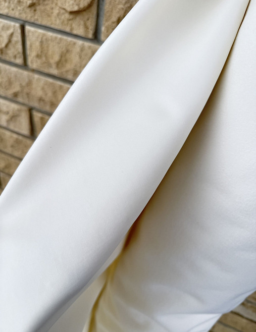 Ткань опт / кожзам белый - от 3 м Киев - изображение 2