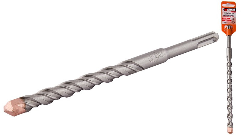 GRANITE Свердло для бетону GRANITE SDS-PLUS S4 16х260 мм 0-16-260 Коломия - фото 1