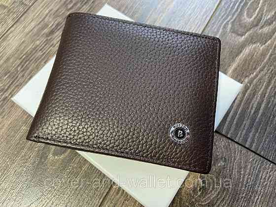 Коричневий маленький чоловічий гаманець на магнітах із затискачем Boston B 460 Київ