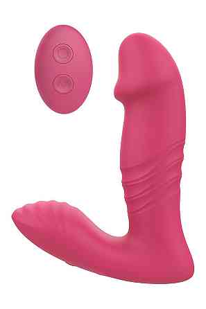 Анальний вібратор DREAM TOYS Essentials із поступальними рухами, рожевий Sex Aura Київ