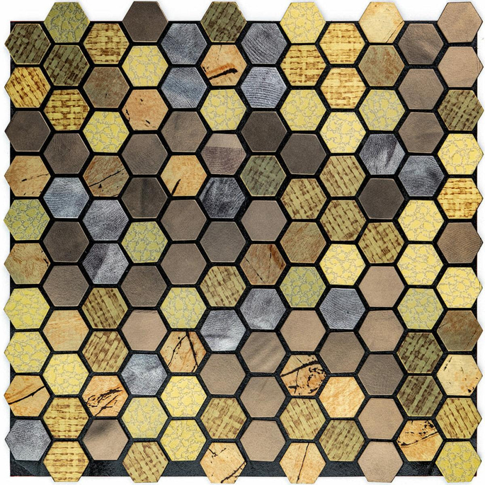 Самоклеюча алюмінієва плитка Луска Київ - фото 1