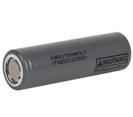 Аккумулятор Li-ion 21700 5000mAh INR21700 M50LT 7.2A (Серый) Киев - изображение 1