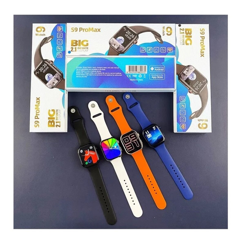 Смарт-годинник BIG S9 Pro Max IP65 Orange (BIGS9POrange) Киев - изображение 4