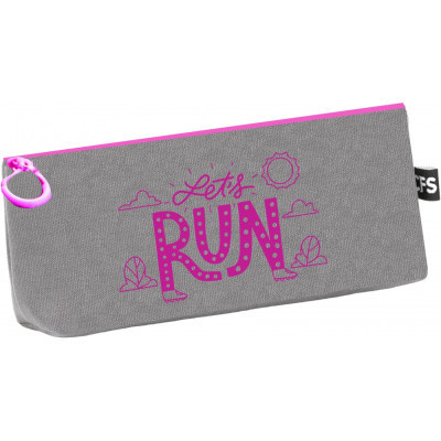 Пенал Cool For School 1 відділення Run сірий (CF85396-04) Вінниця - фото 1