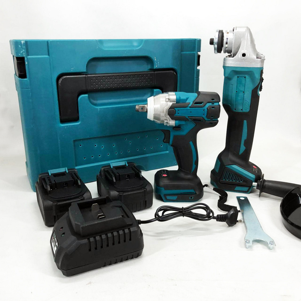 Набір 2 в 1 шуруповерт + гайковерт в валізі FO-626 2 акумулятори Київ - фото 10