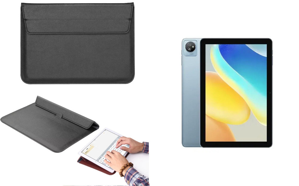 Чохол-конверт VitoCase для Blackview TAB 30, з функцією підставки для планшета Чорний Київ - фото 1