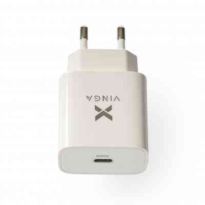 Зарядное устройство Vinga PD Type-C 20W Charger white (VWCPDC) Винница
