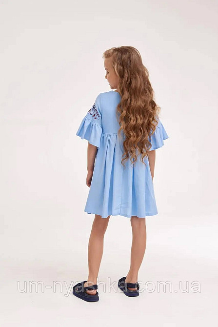 Дитяче вишите плаття "Зайчики" Кривий Ріг - фото 6