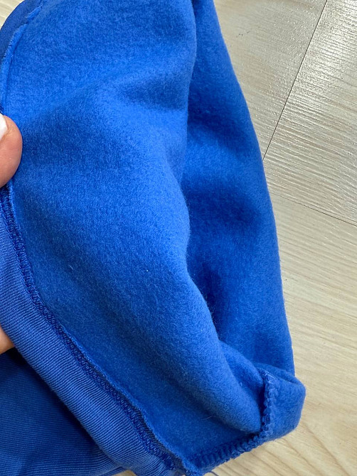 Штаны женские OLIVIA 2236 спортивные кюлоты укороченные на флисе синие, синий, L Киев - изображение 17