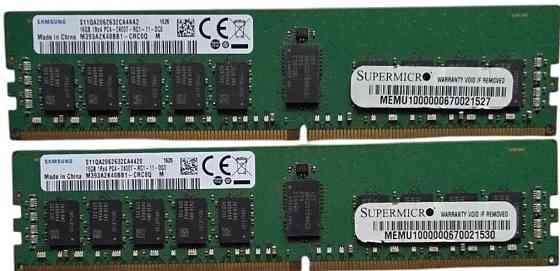 Серверная оперативная память 16Gb DDR4-2400 PC4-19200 (M393A2K40BB1-CRC) RDIMM ECC. Харьков
