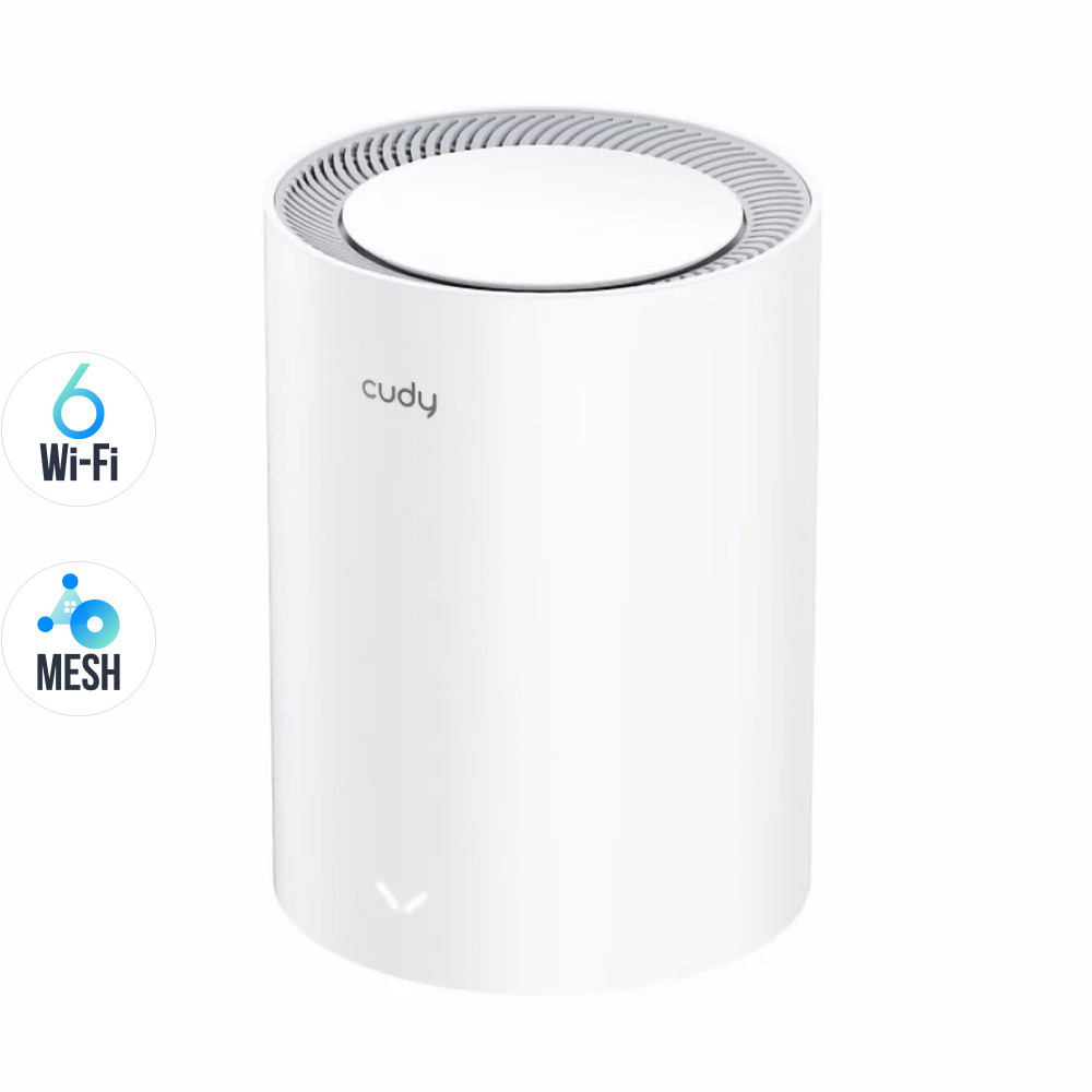 Маршрутизатор WiFi Mesh-система WiFi 6 2.5G Cudy M3000 двухдиапазонный AX3000 (1-Pack) Белый Винница - изображение 2