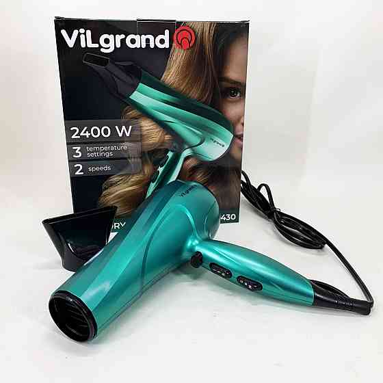 Фен для эффективной укладки волос Vilgrand VHD-2430 2400 Вт, Электрический фен для гладких волос KP-58 Львов