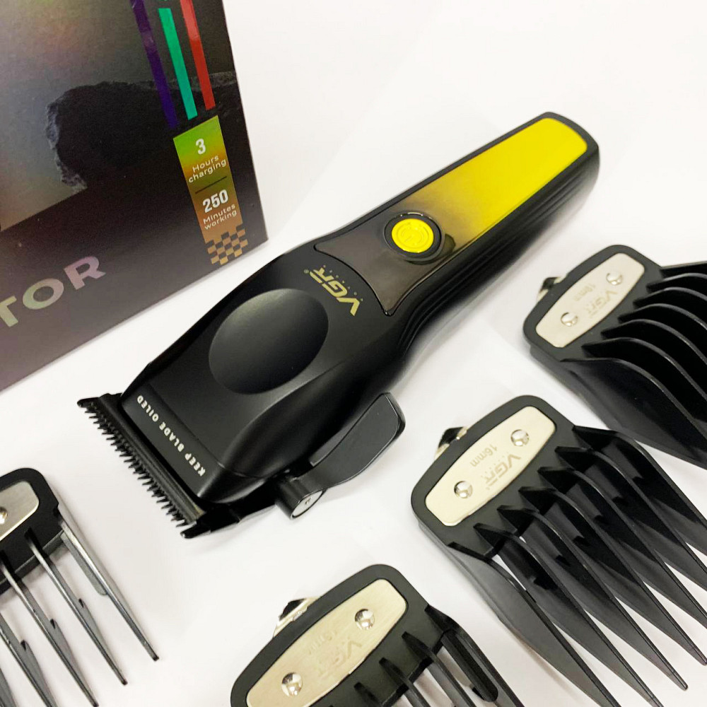 Професійна машинка для стрижки волосся VGR, Електрична акумуляторна машинка для стрижки LK-18 Львів - фото 9