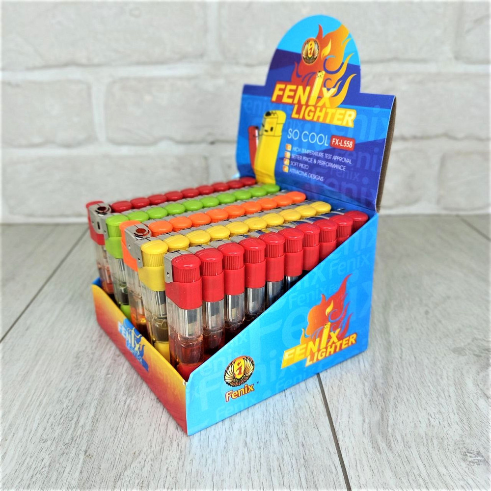 Зажигалка с фонариком пьезовая Феникс Микс уп/50шт. Харьков - изображение 7