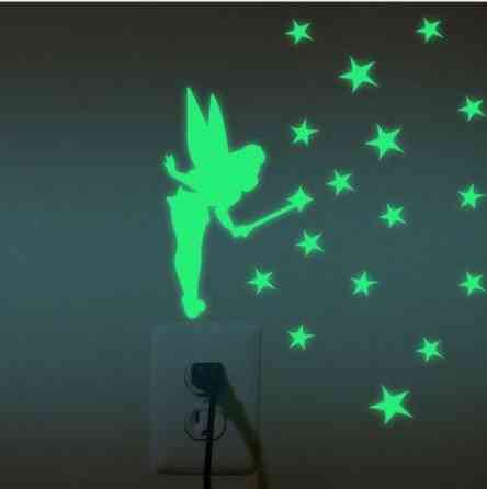 Фосфорная наклейки Фея 13 на 9 см салатовый Киев