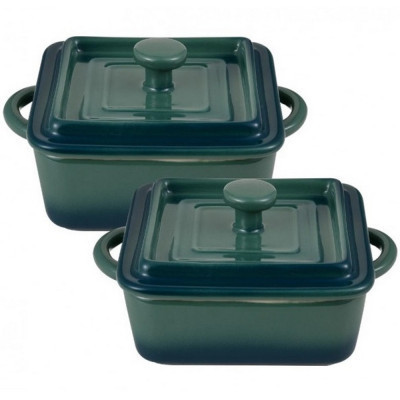 Рамекин Bergner Excalibur набір 2шт квадратні (BG-13364-GR) Винница - изображение 1